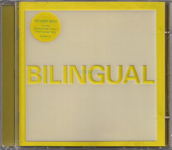 Pet Shop Boys – Bilingual (CD, usado)