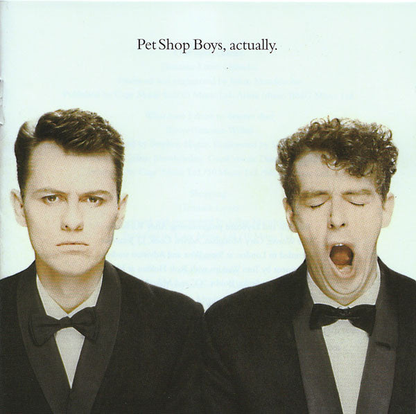 Pet Shop Boys – Actually (CD)