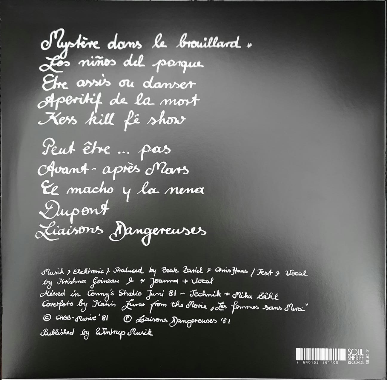 Liaisons Dangereuses – Liaisons Dangereuses (LP, Europa, 2015)