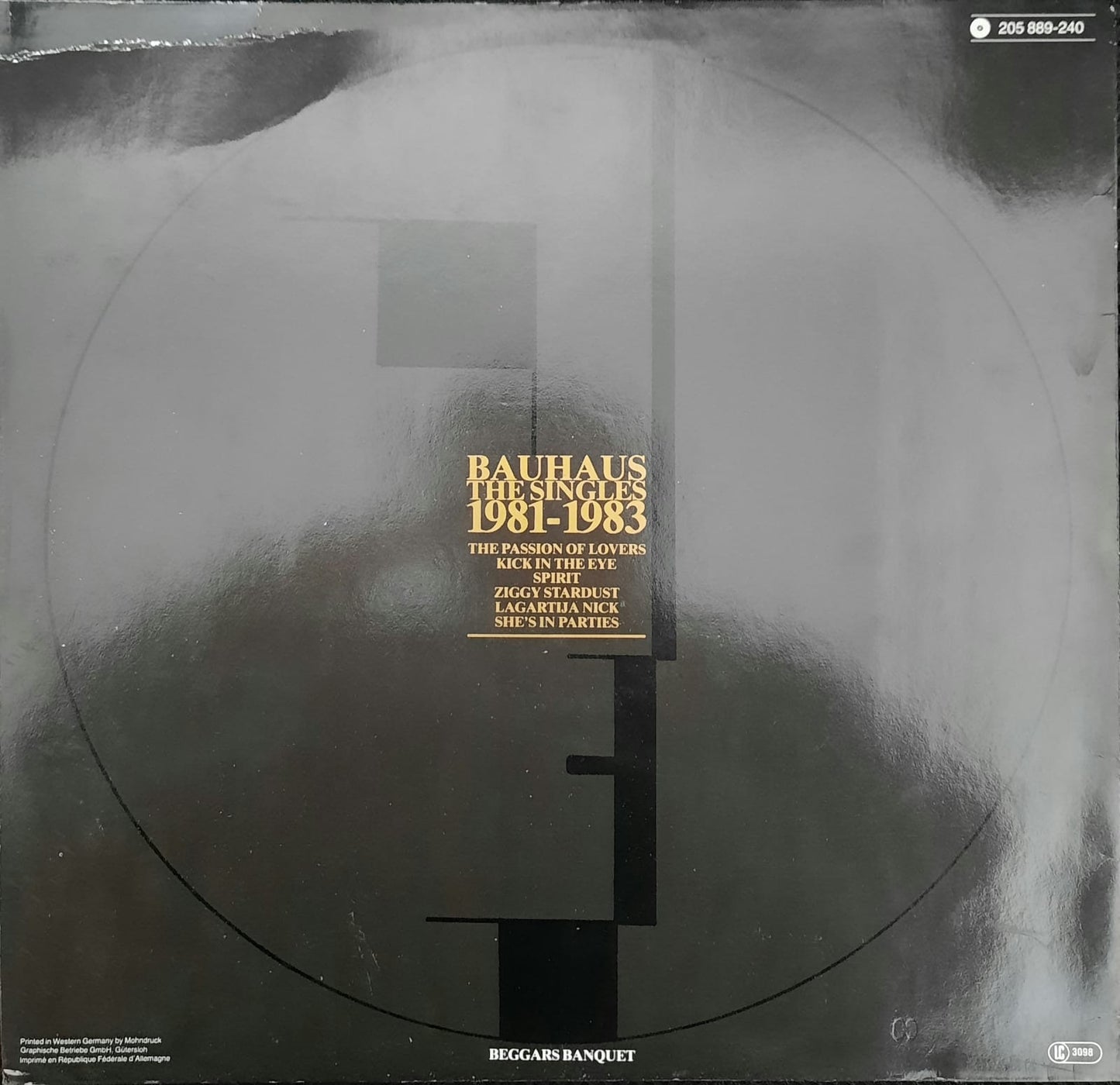 Bauhaus – The Singles 1981-1983 (LP, Europa, 1983)