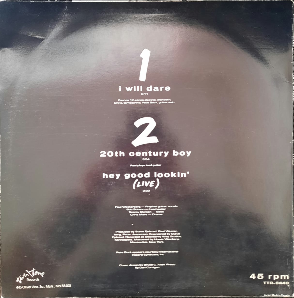 The Replacements – I Will Dare (12", EE.UU., 1984)