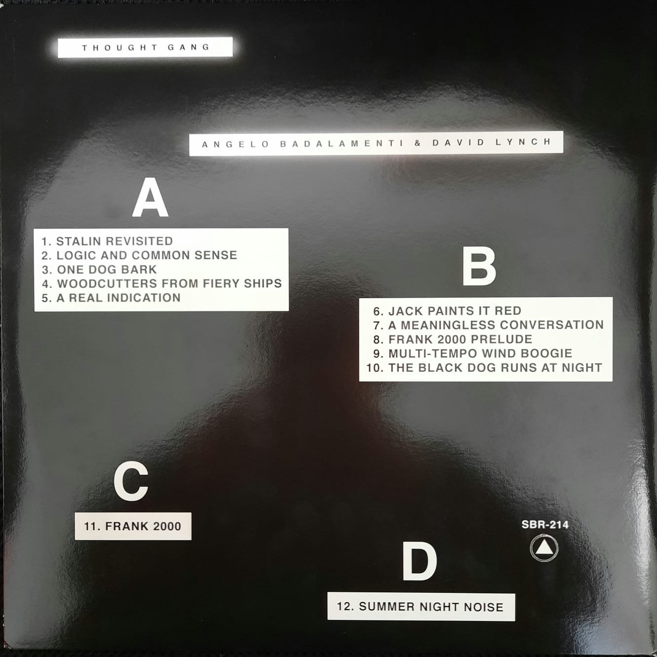 Angelo Badalamenti & David Lynch – Thought Gang (LP, EE.UU., 2018)