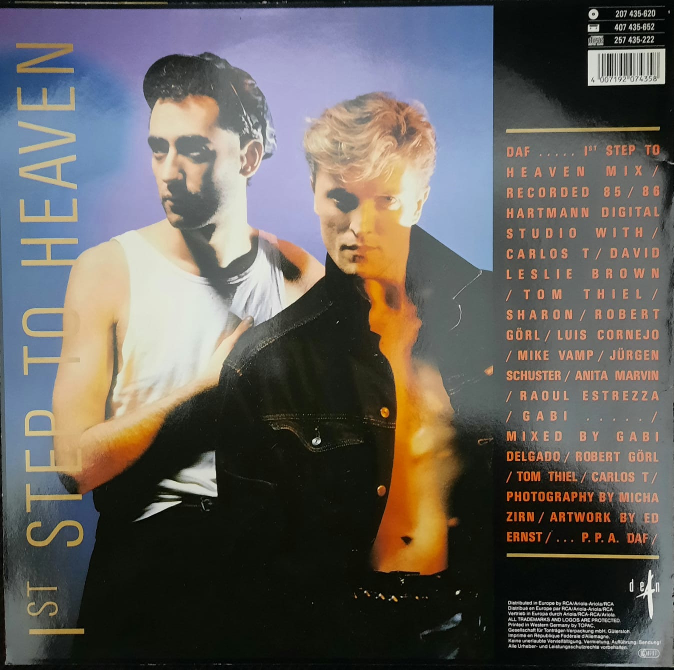 DAF – 1st Step To Heaven (LP, Europa, 1986)