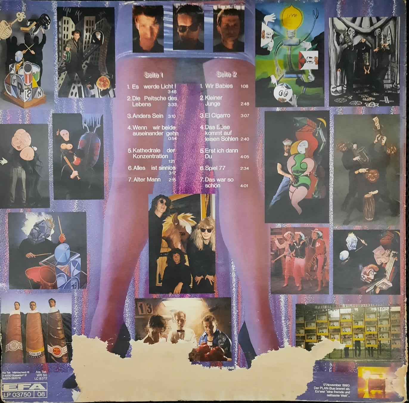 Der Plan – Die Peitsche Des Lebens (LP, Alemania, 1991)