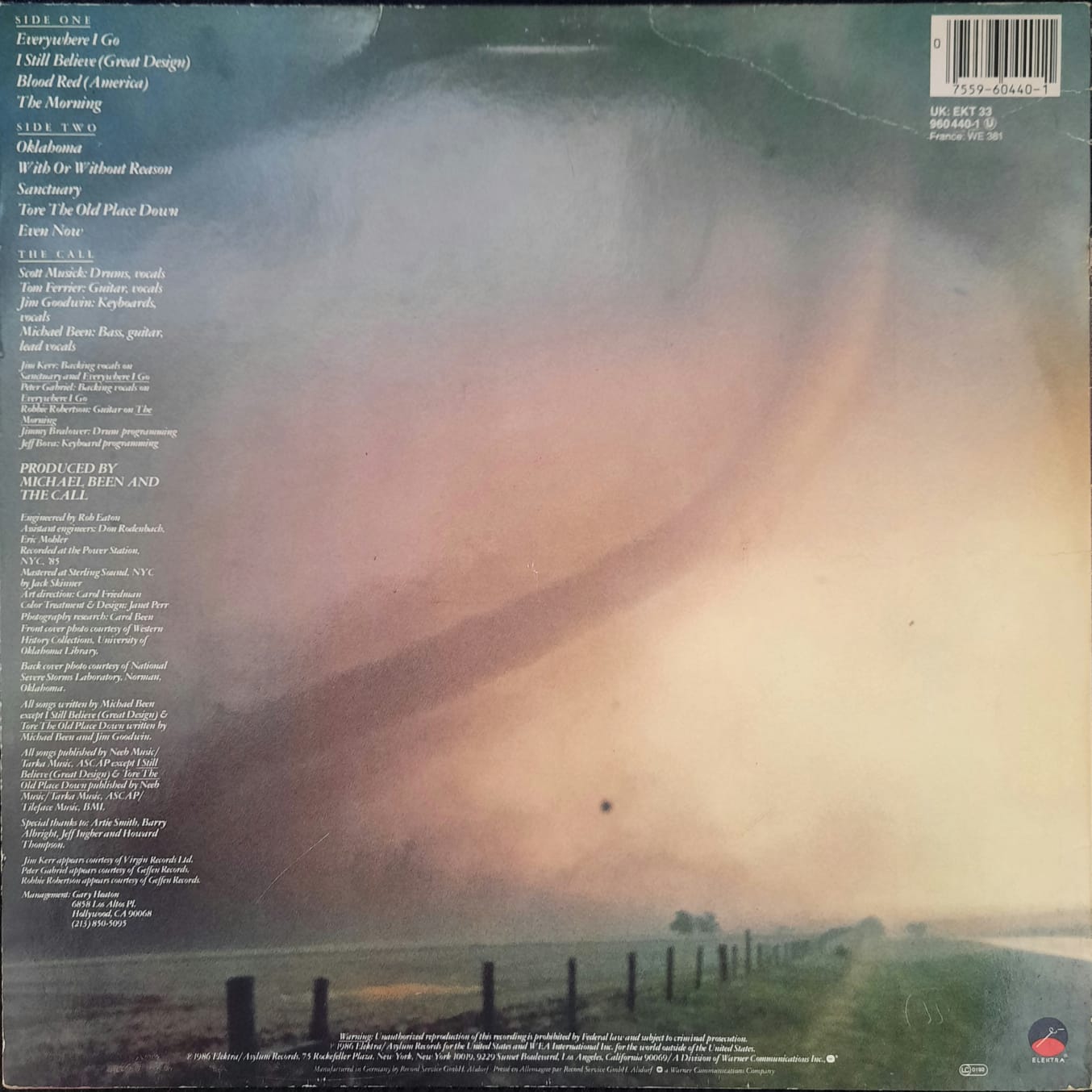 The Call – Reconciled (LP, Europa, 1986)