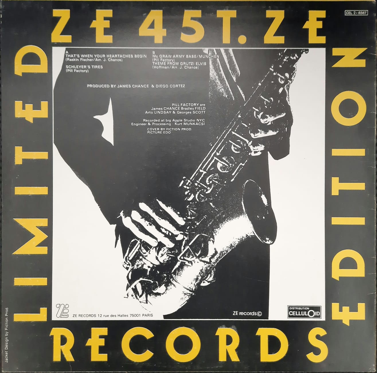 James Chance – Theme From Grutzi Elvis... (12", Francia, 1979)