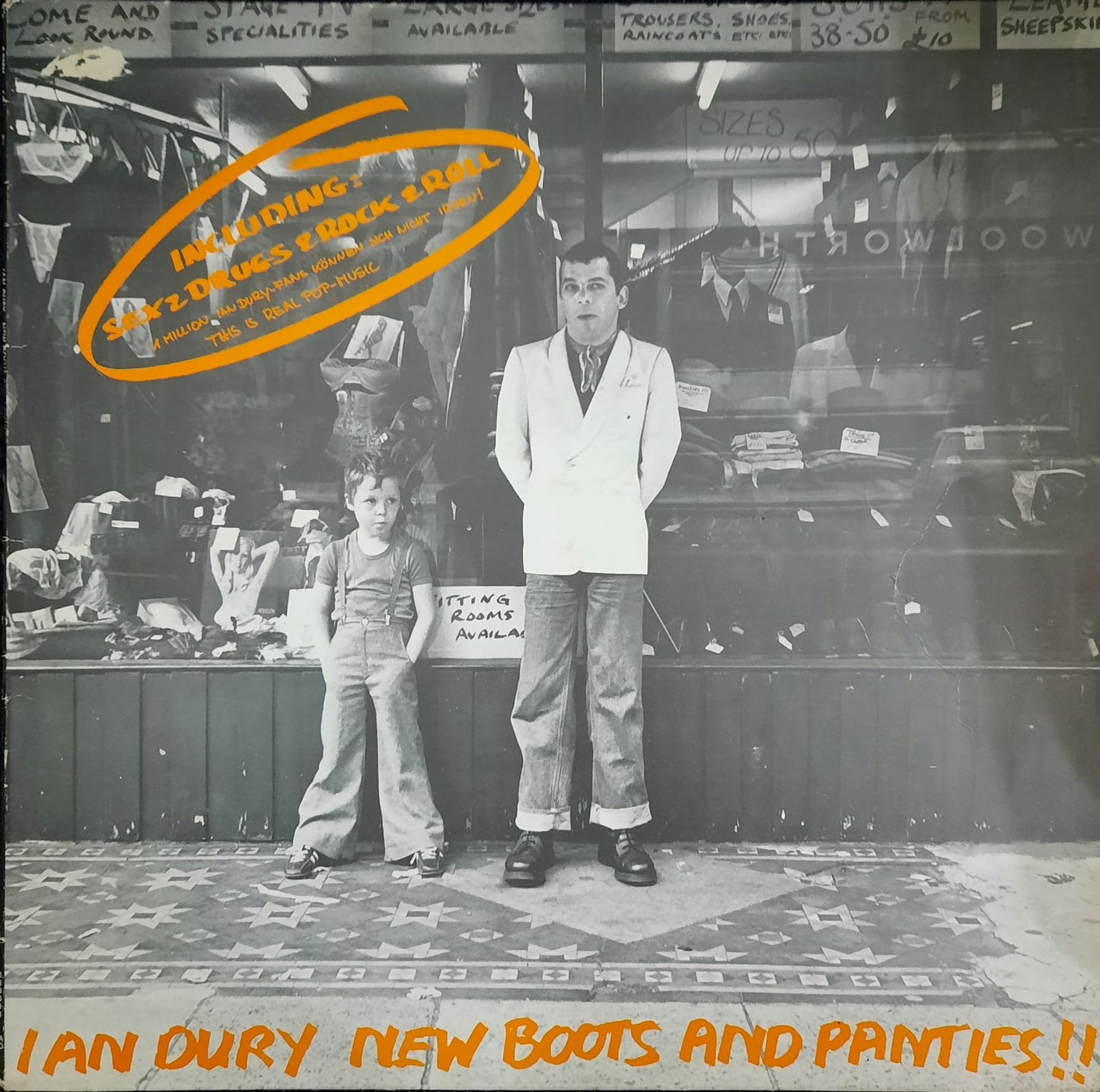 Ian Dury – New Boots And Panties!! (LP, Alemania, 1978)