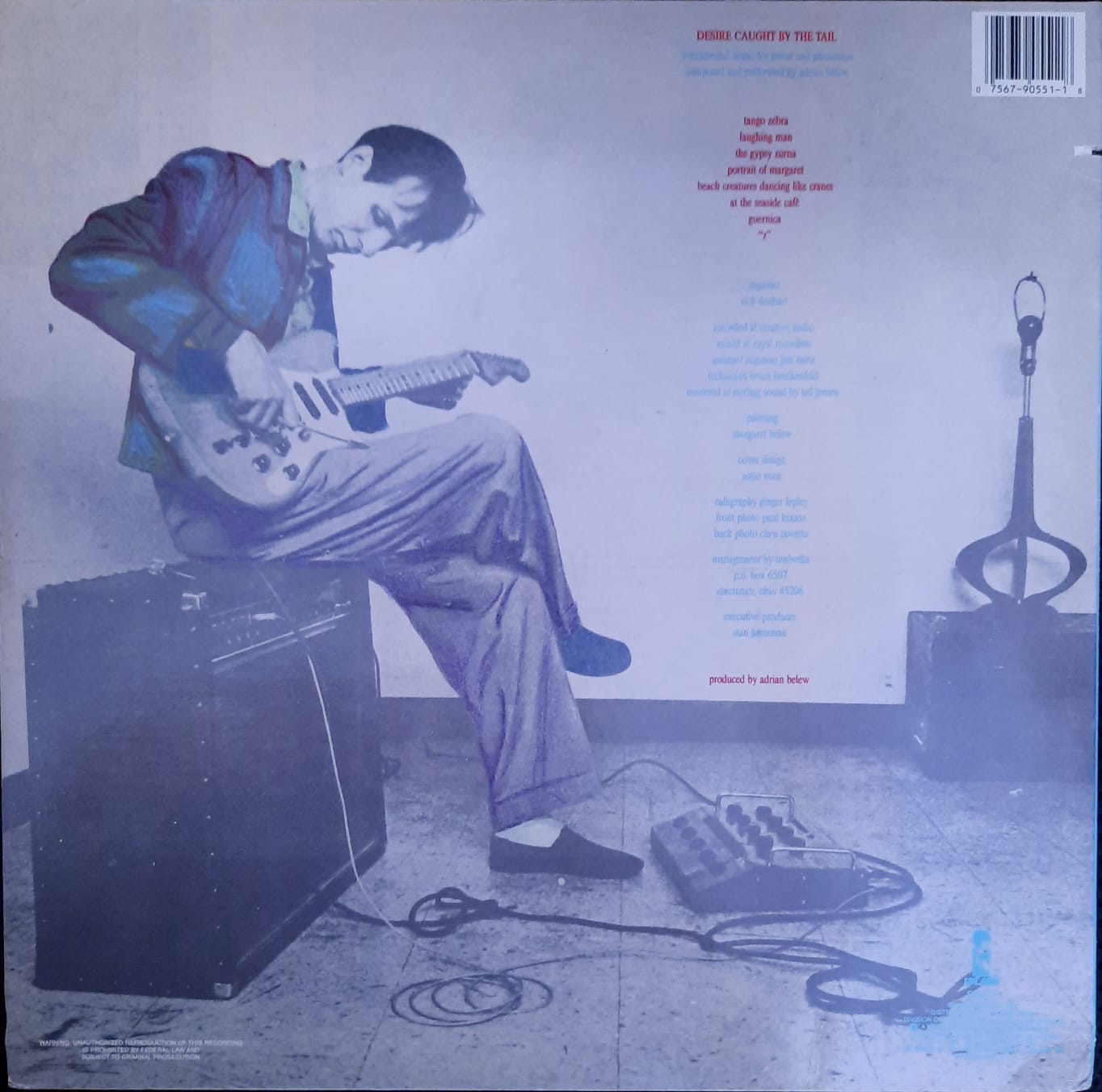 Adrian Belew – Desire Caught By The Tail (LP, EE.UU., 1986)