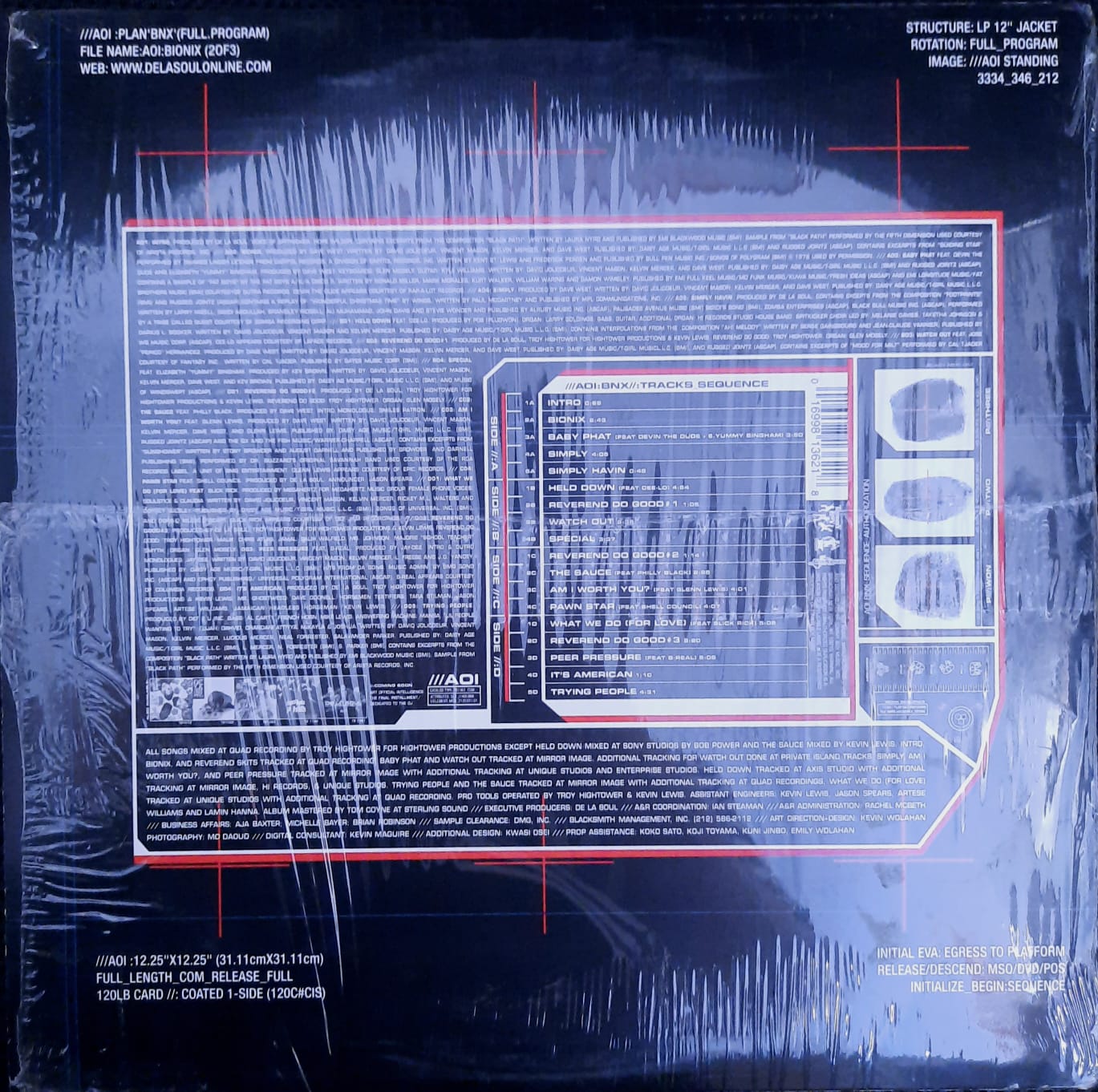 De La Soul – AOI: Bionix (LP, EE.UU., 2001)