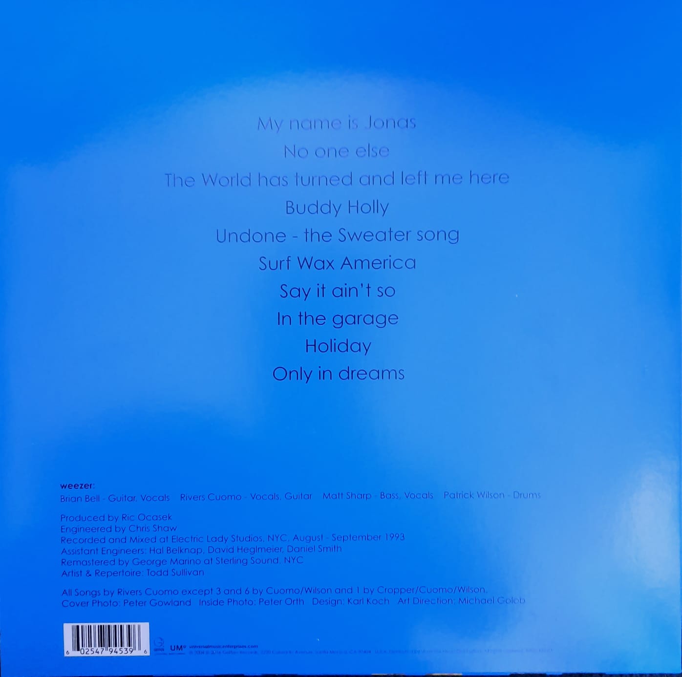 Weezer – Weezer (LP, EE.UU., 2016)