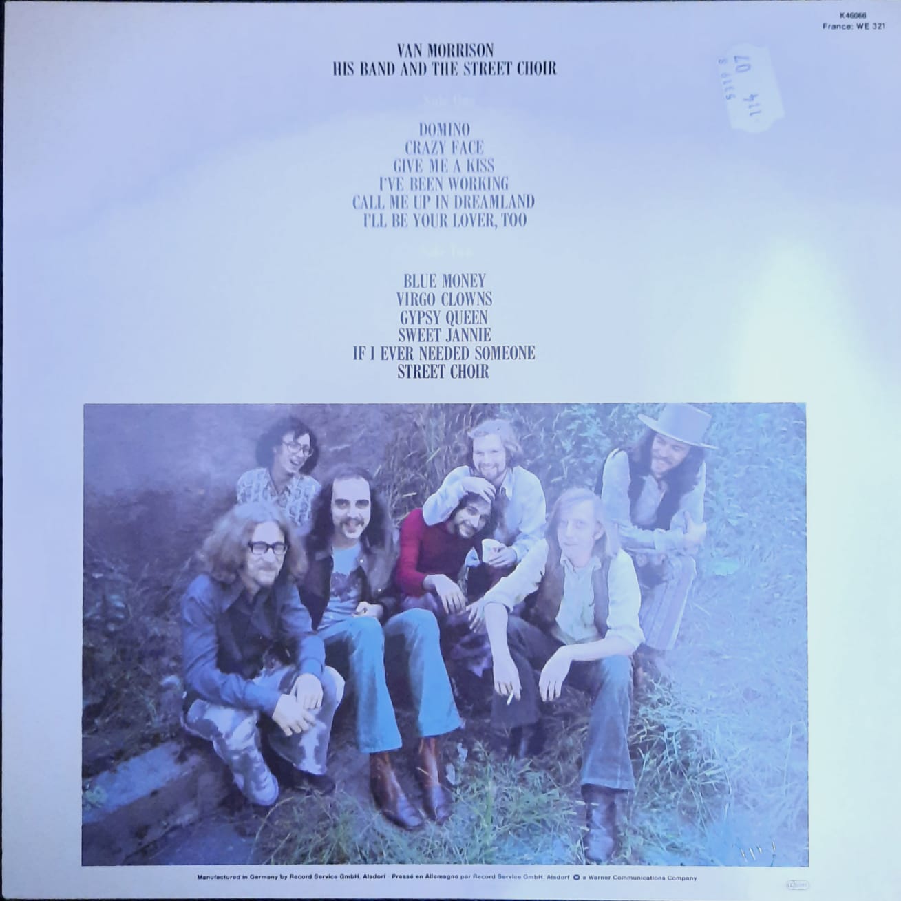 Van Morrison – His Band And The Street Choir (LP, Alemania)