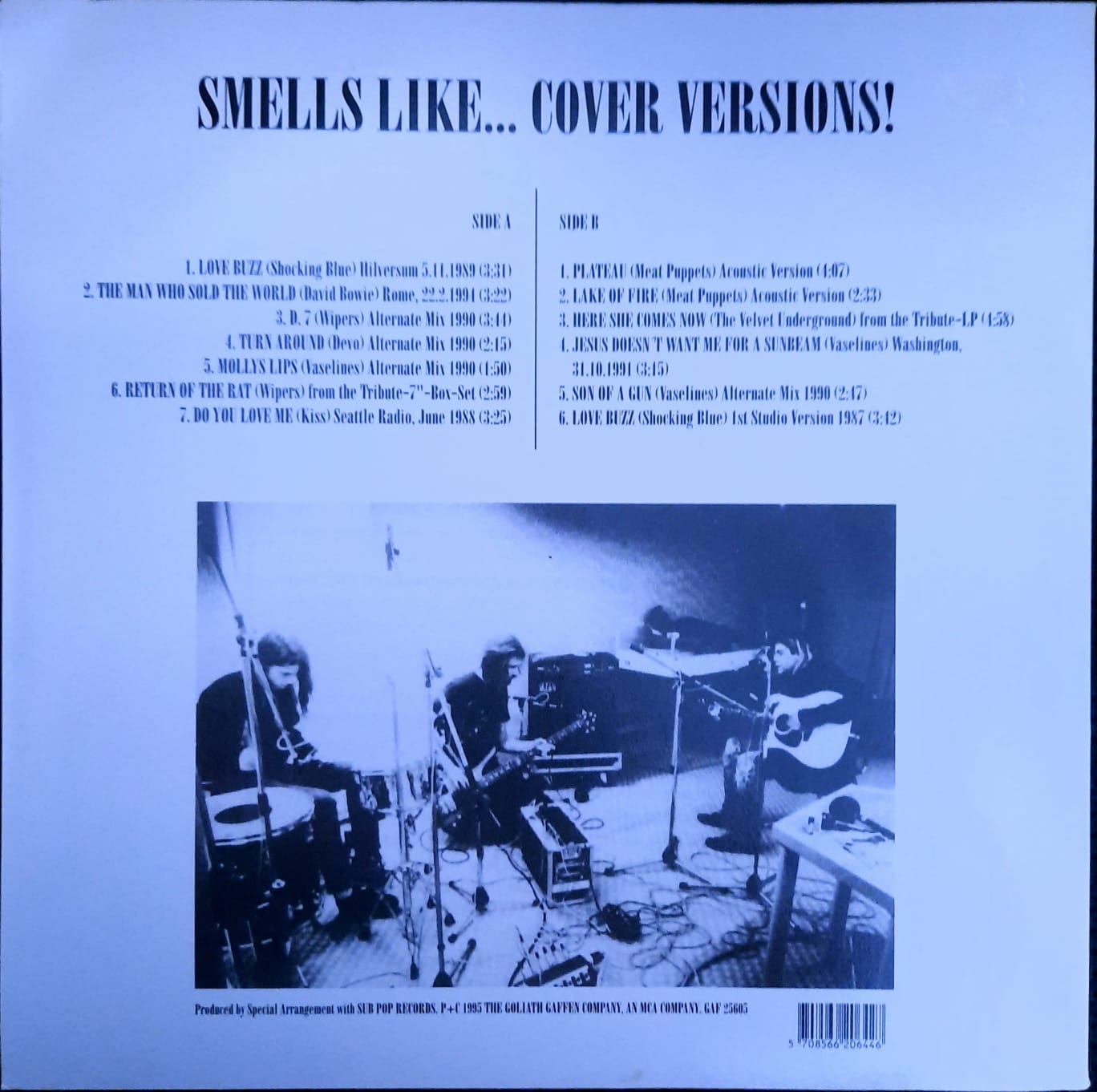 Nirvana – Smells Like... Cover Versions! (LP, no oficial, Europa, 2010)