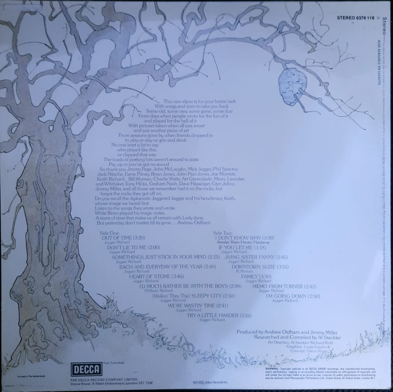 The Rolling Stones – Metamorphosis (LP, Países Bajos, 1975)