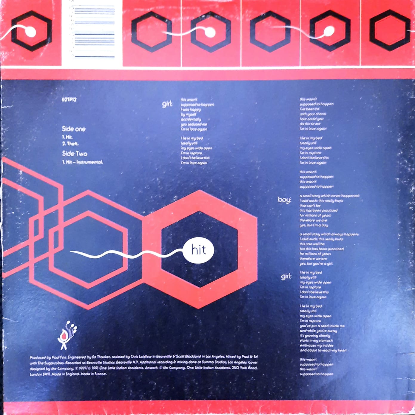 The Sugarcubes – Hit (LP, Reino Unido, 1991)