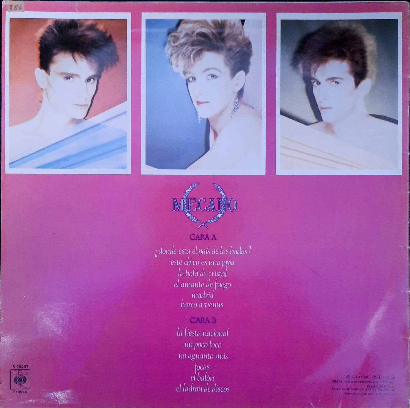 Mecano – ¿Dónde Está El País De Las Hadas? (LP, España, 1983)