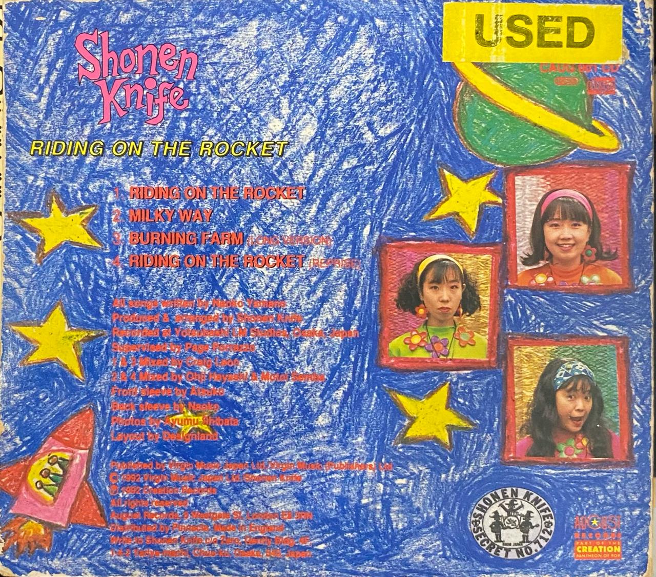 Shonen Knife – Riding On The Rocket (CD, usado)