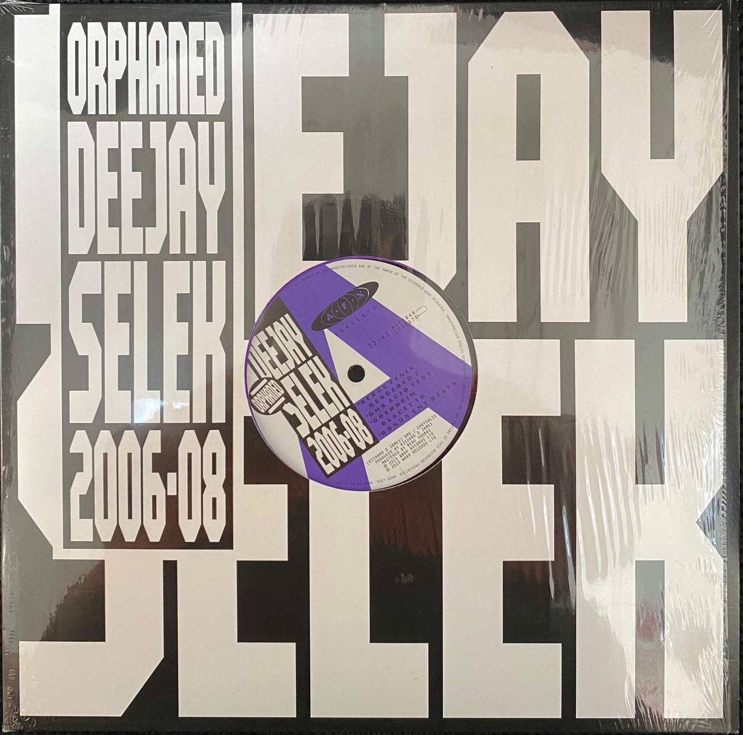 A·F·X – Orphaned Deejay Selek 2006-08 (12", Reino Unido, 2015)