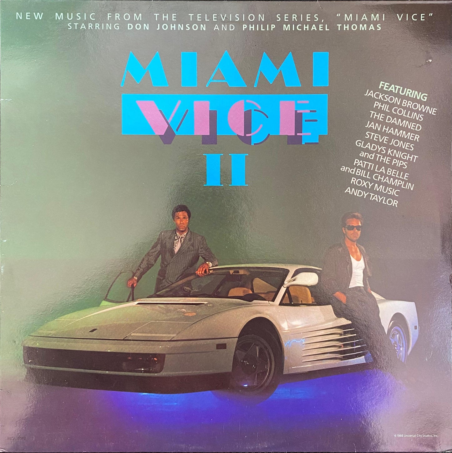 Varios Artistas – Miami Vice II (New Music From The Television Series, "Miami Vice") (LP, Reino Unido, 1986)