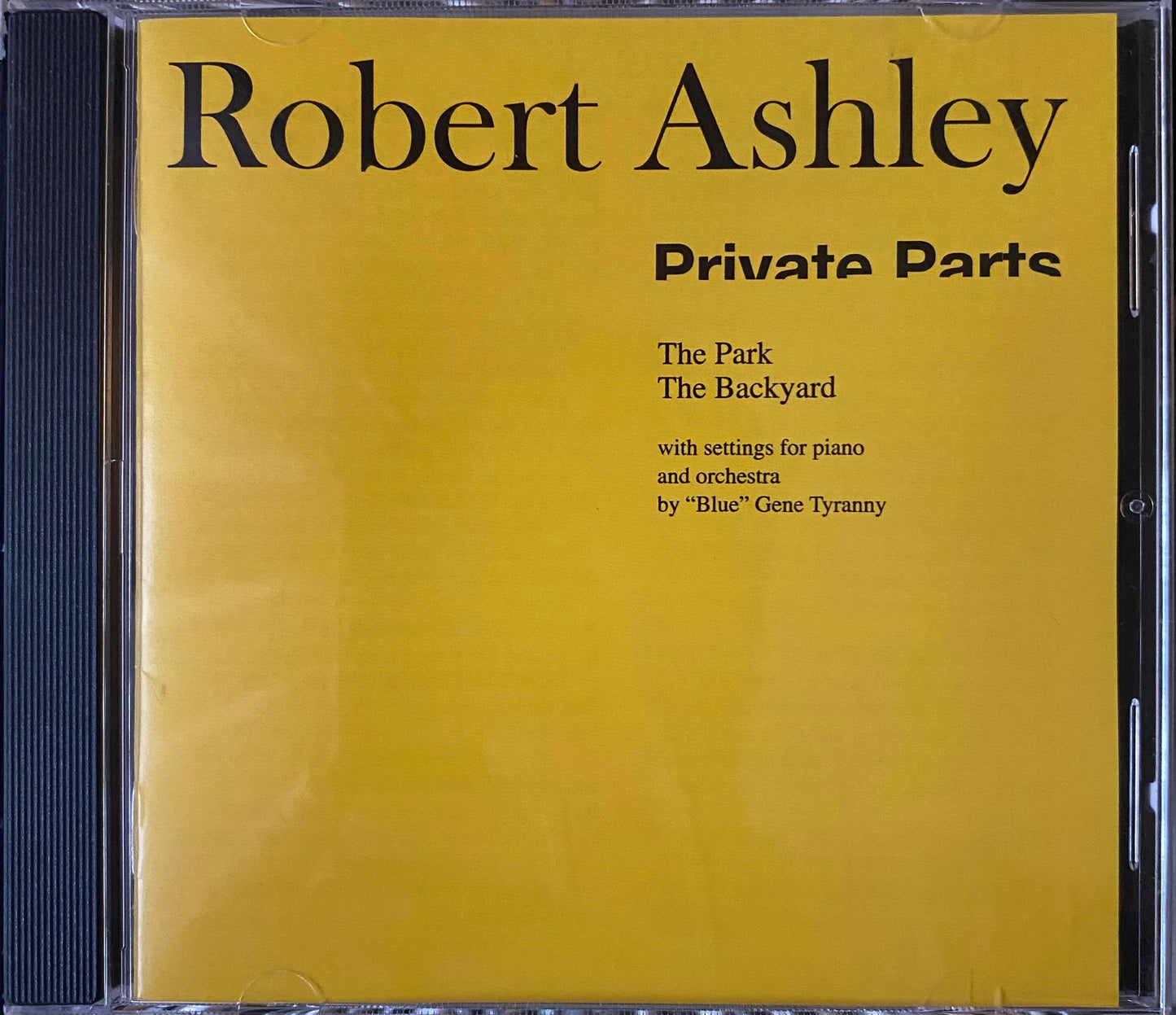 Robert Ashley – Private Parts (CD, usado)
