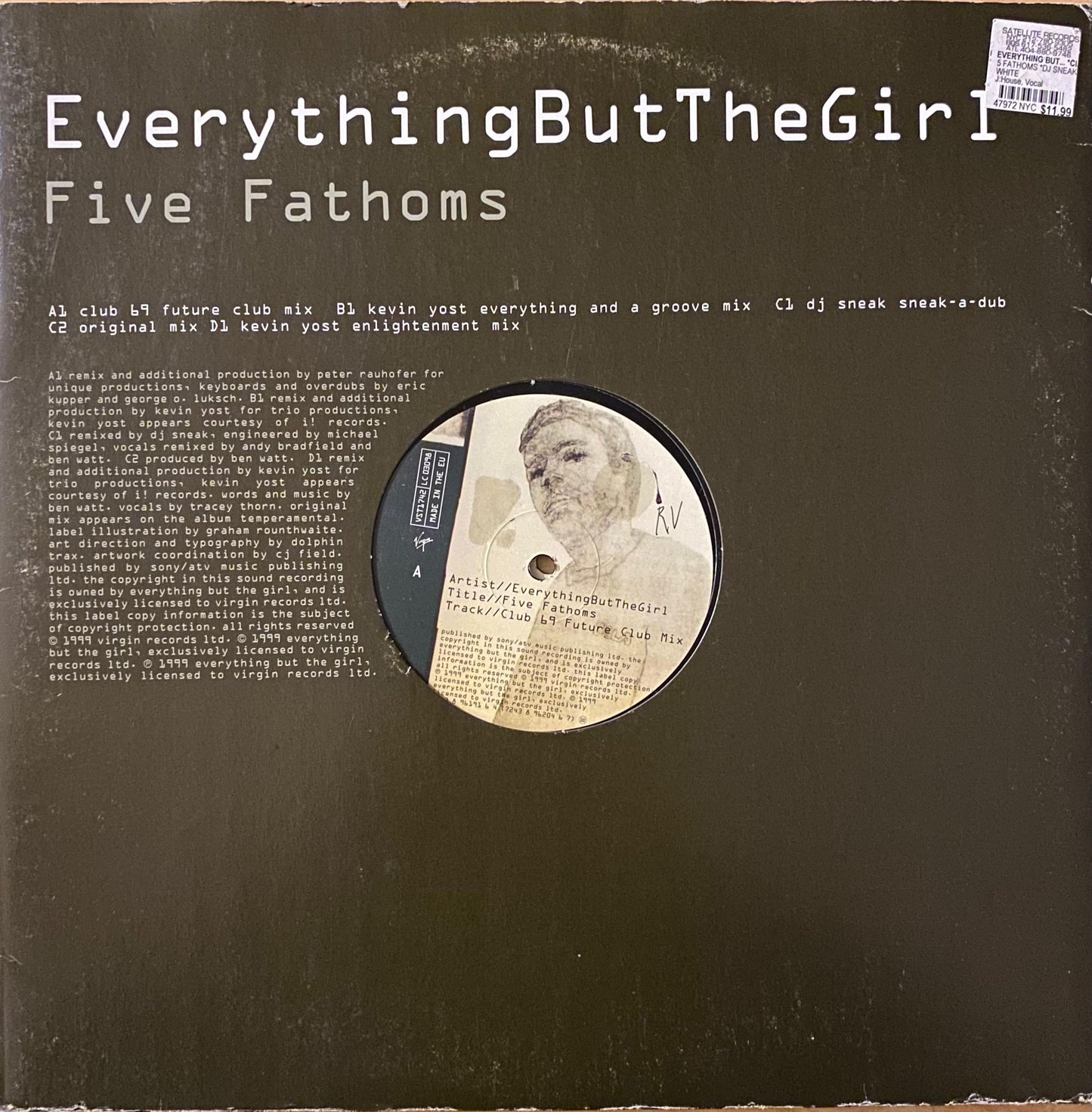 Everything But The Girl – Five Fathoms (12", Reino Unido, 1999)