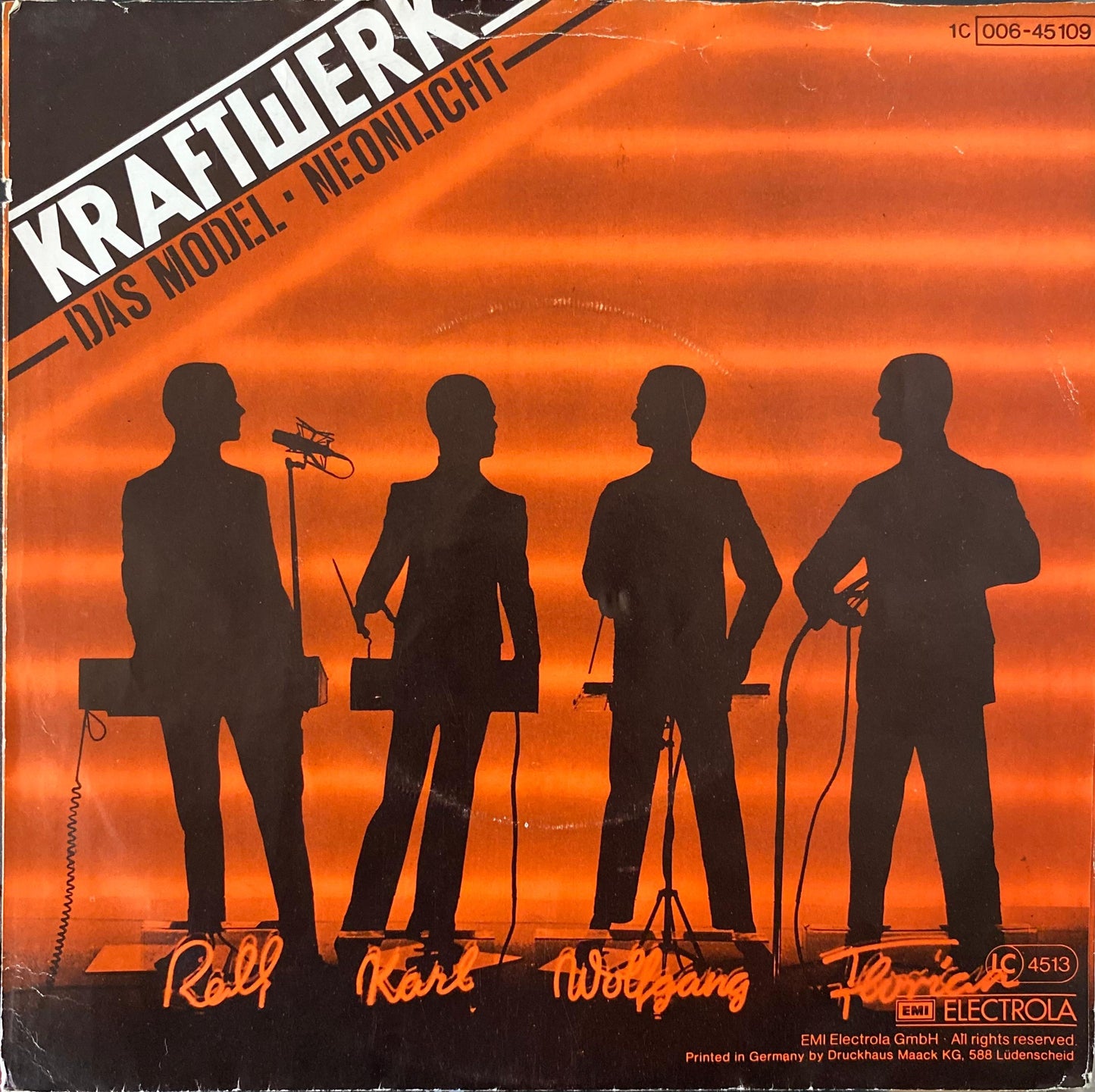 Kraftwerk – Das Model / Neonlicht (7", usado)