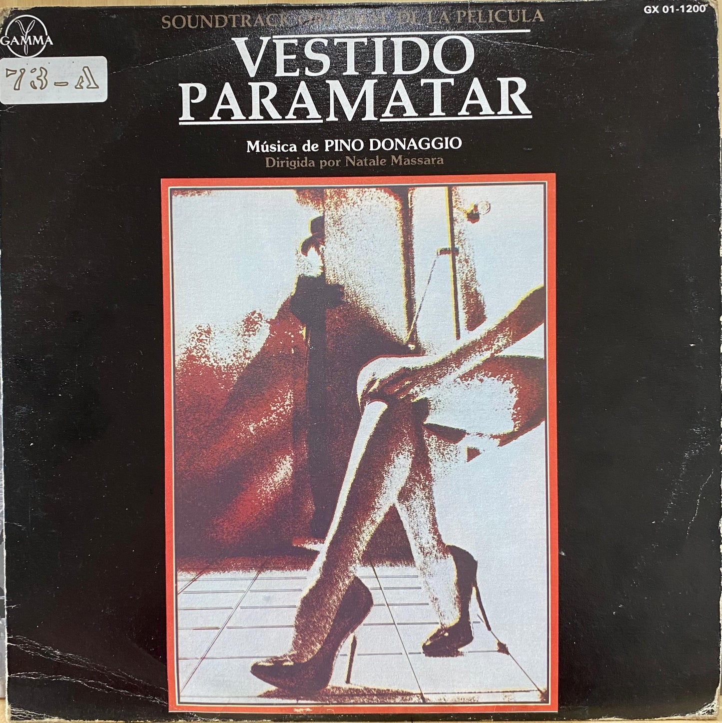 Pino Donaggio – Vestido para matar (soundtrack original de la película) (LP, México, 1981)