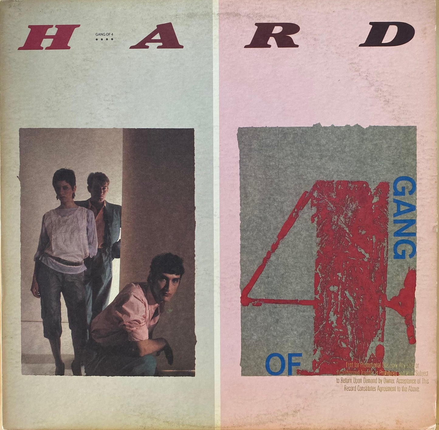 Gang Of Four – Hard (LP, EE.UU., 1983)
