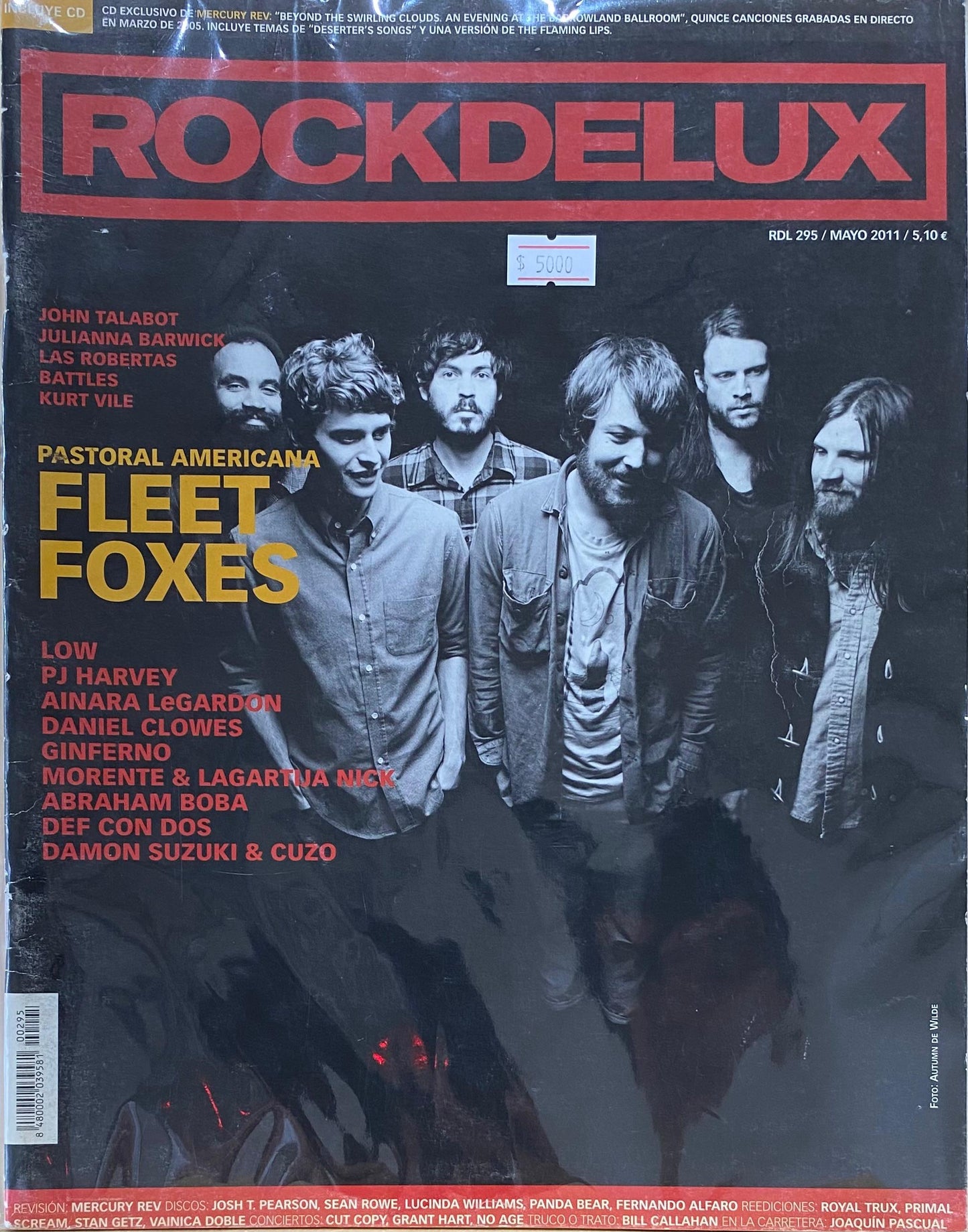 Rockdelux, RDL 295, Fleet Foxes