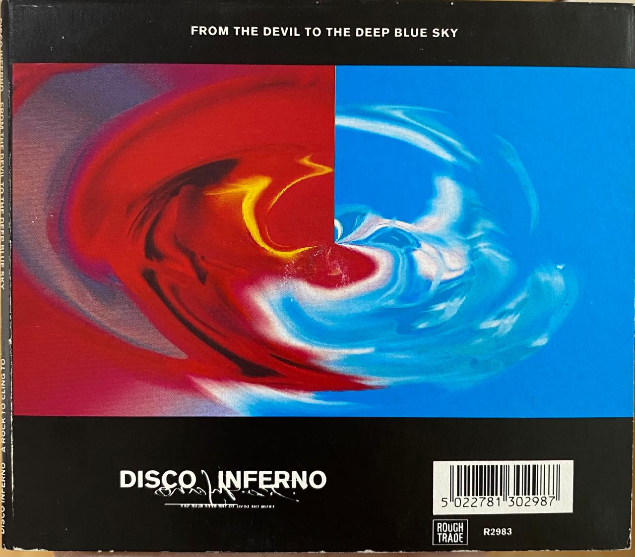 Disco Inferno – A Rock To Cling To / From The Devil To The Deep Blue Sky (CD, usado, Reino Unido, 1993)