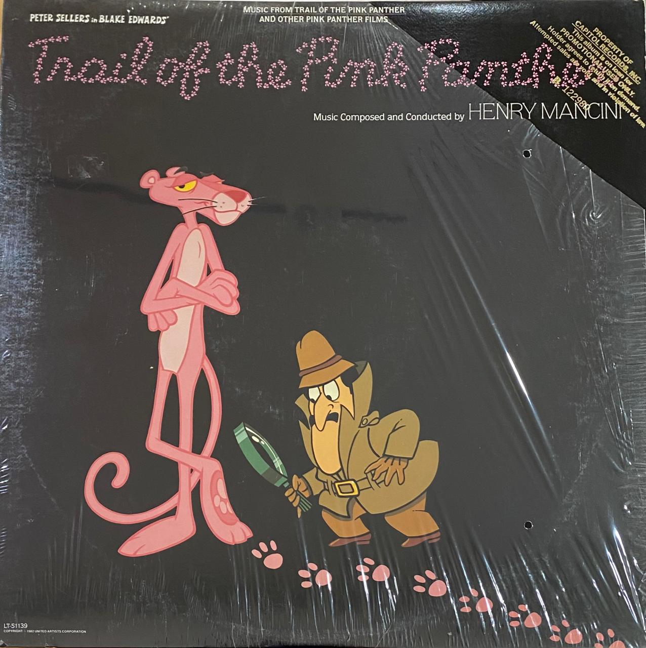 Henry Mancini – Music From The Trail Of The Pink Panther And Other Pink Panther Films (vinilo, usado, EE.UU., 1982)