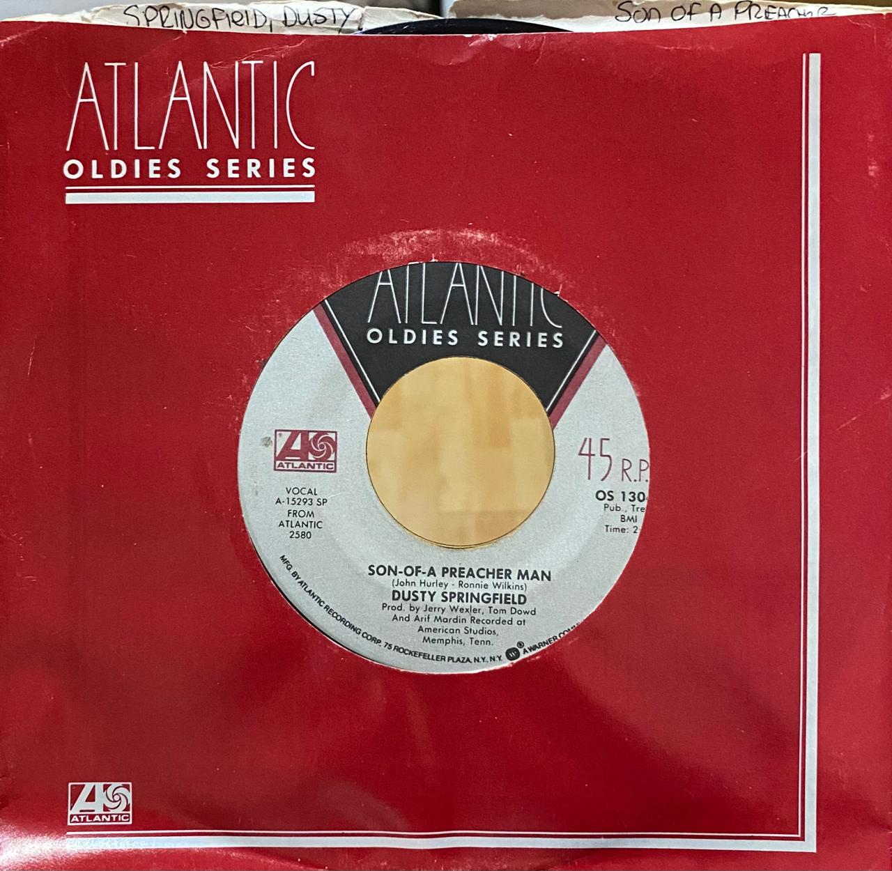 Dusty Springfield – Son-Of-A Preacher Man / The Windmills Of Your Mind (7", usado, EE.UU.)