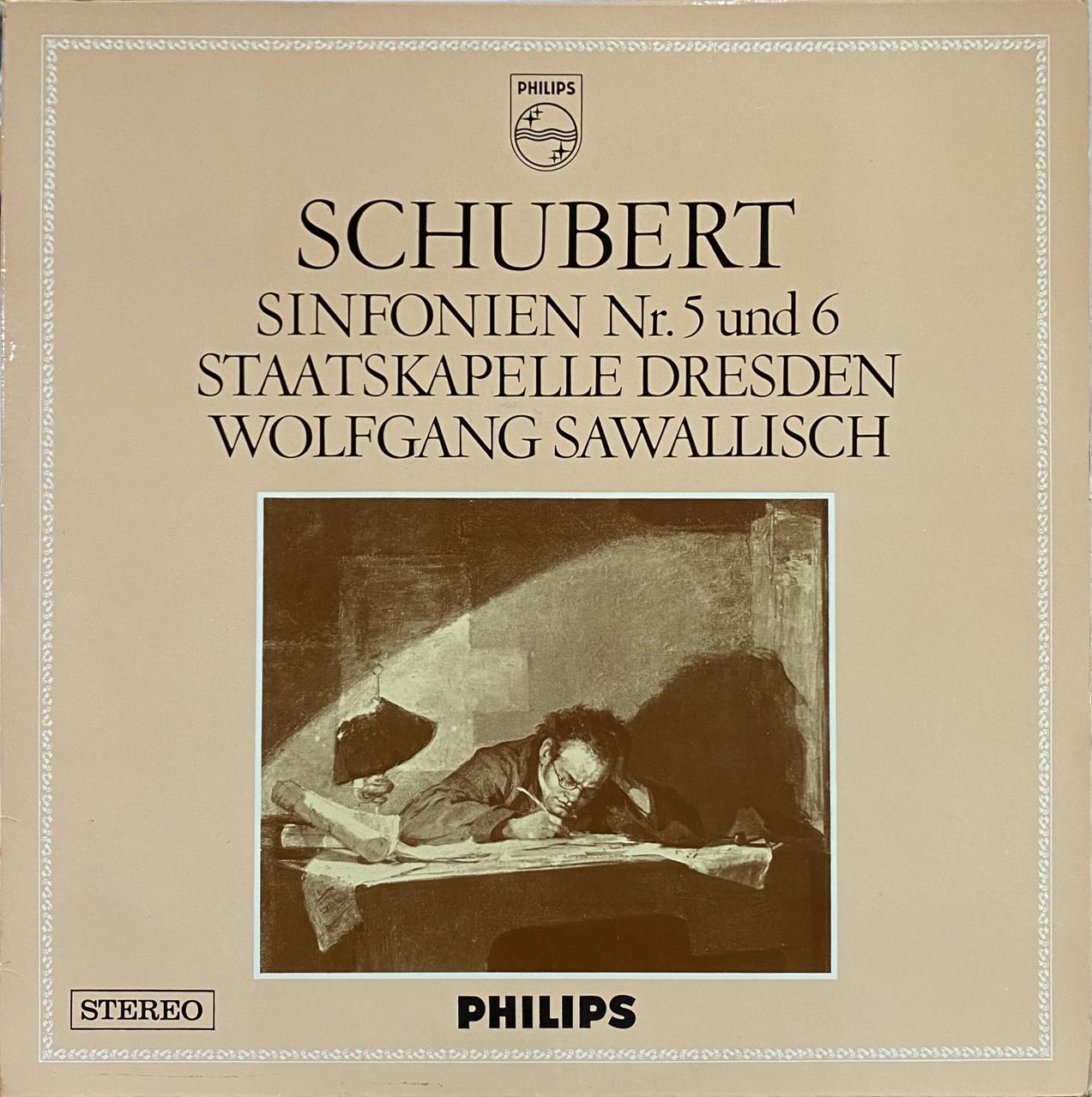 Schubert, Staatskapelle Dresden, Wolfgang Sawallisch – Symphonien Nr. 5 Und 6 (vinilo, usado, Países Bajos)