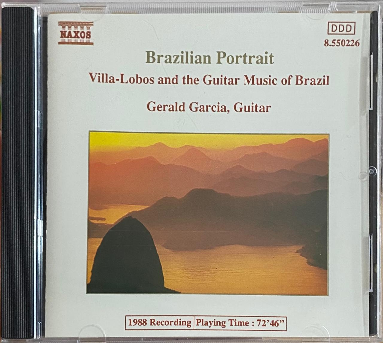 Gerald Garcia – Brazilian Portrait - Villa-Lobos And The Guitar Music Of Brazil (CD, usado, Alemania, 1989)