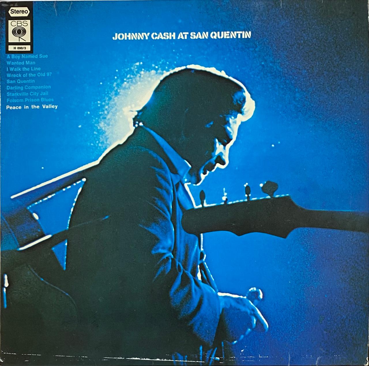 Johnny Cash – Johnny Cash At San Quentin (vinilo, usado, Alemania, 1969)