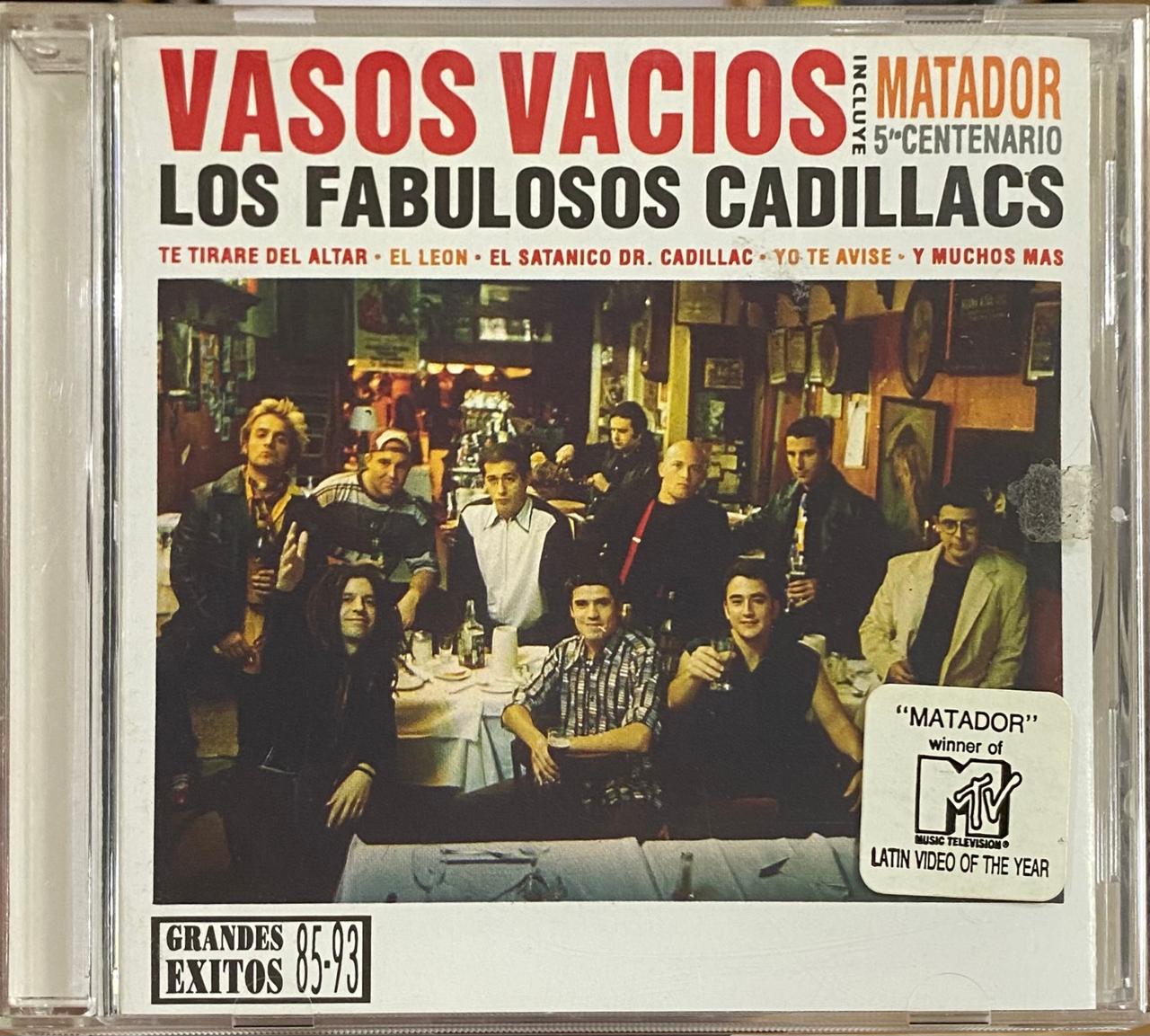 Los Fabulosos Cadillacs – Vasos vacíos (CD, usado, EE.UU., 1994)