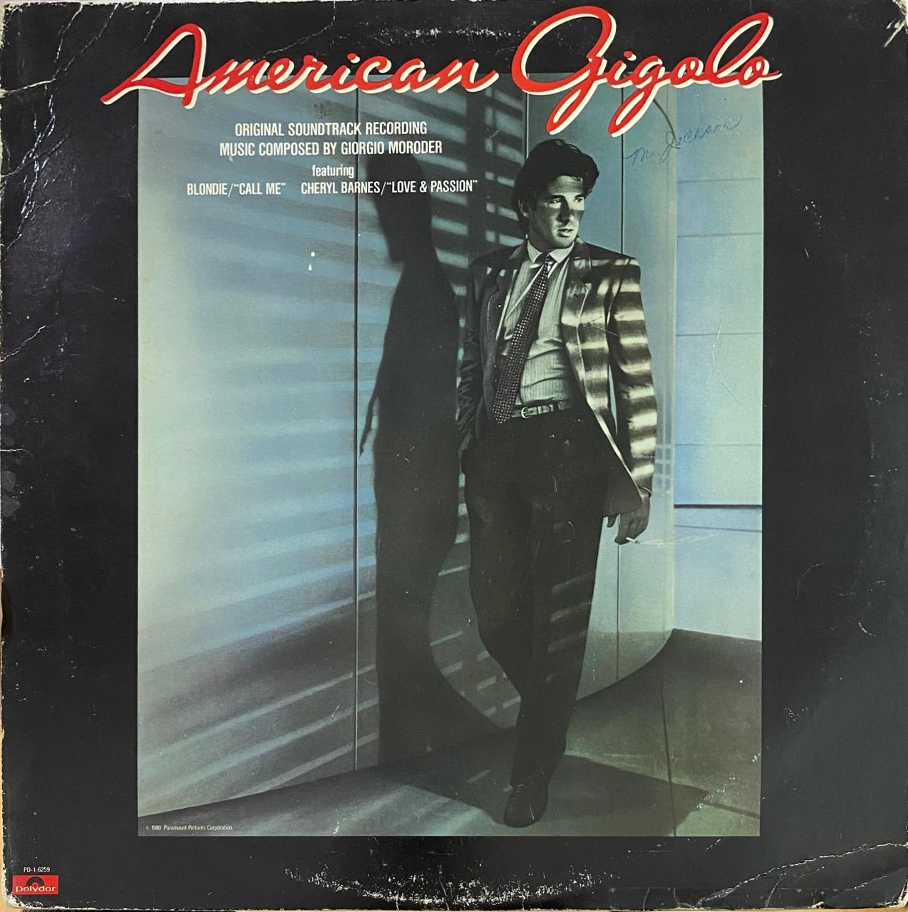 Giorgio Moroder – American Gigolo (Original Soundtrack Recording) (vinilo, usado, EE.UU., 1980)