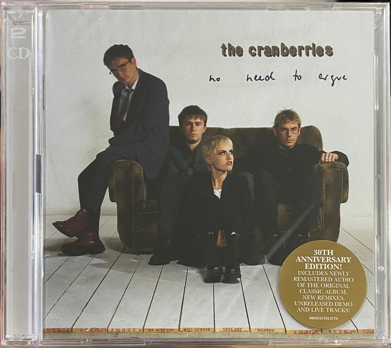 The Cranberries – No Need To Argue (2 x CD, nuevo, Deluxe Edition, 30th Anniversary)
