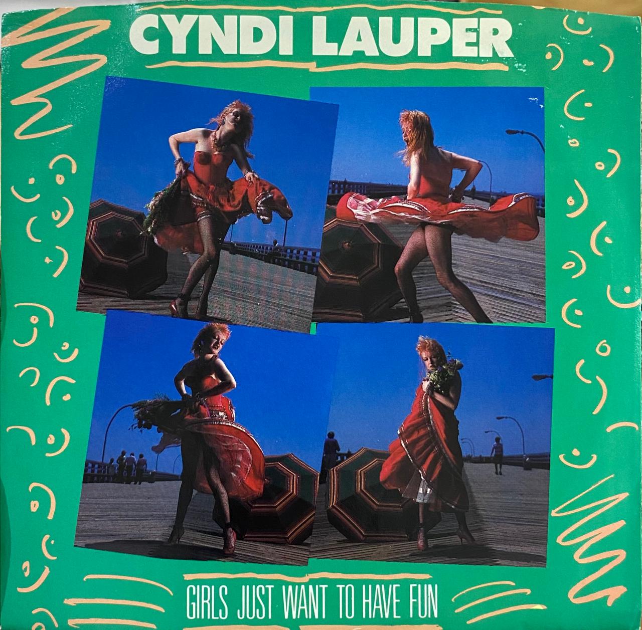 Cyndi Lauper – Girls Just Want To Have Fun (vinilo, 7", usado, EE.UU., 1983)