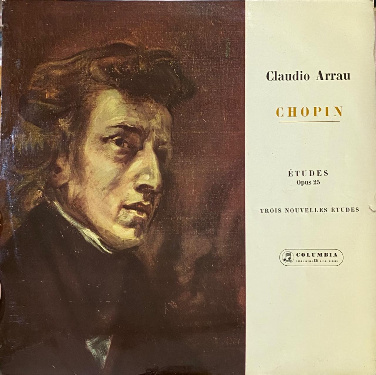Chopin, Claudio Arrau – Études Opus 25 / Trois Nouvelles Études (vinilo, usado, Reino Unido)