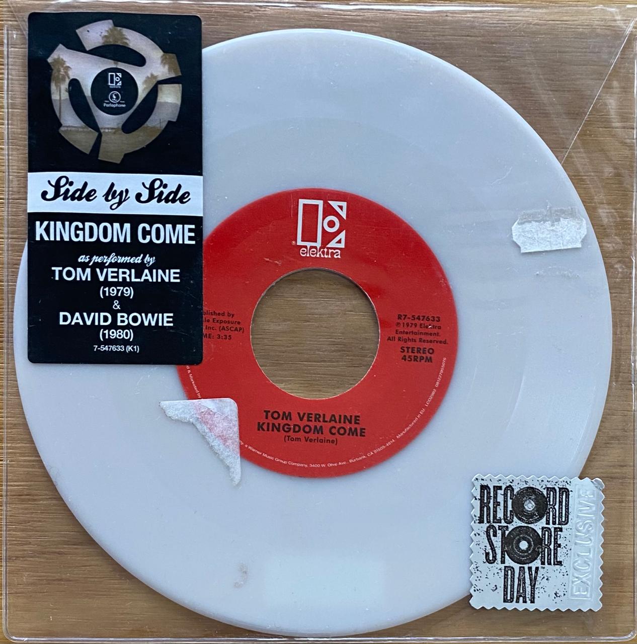 Tom Verlaine / David Bowie – Kingdom Come (vinilo, 7", usado, 2015)