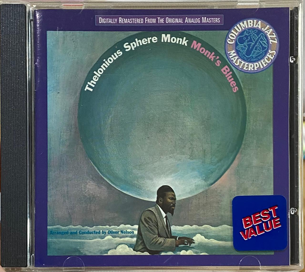 Thelonious Sphere Monk – Monk's Blues (CD, usado, EE.UU., 1994)