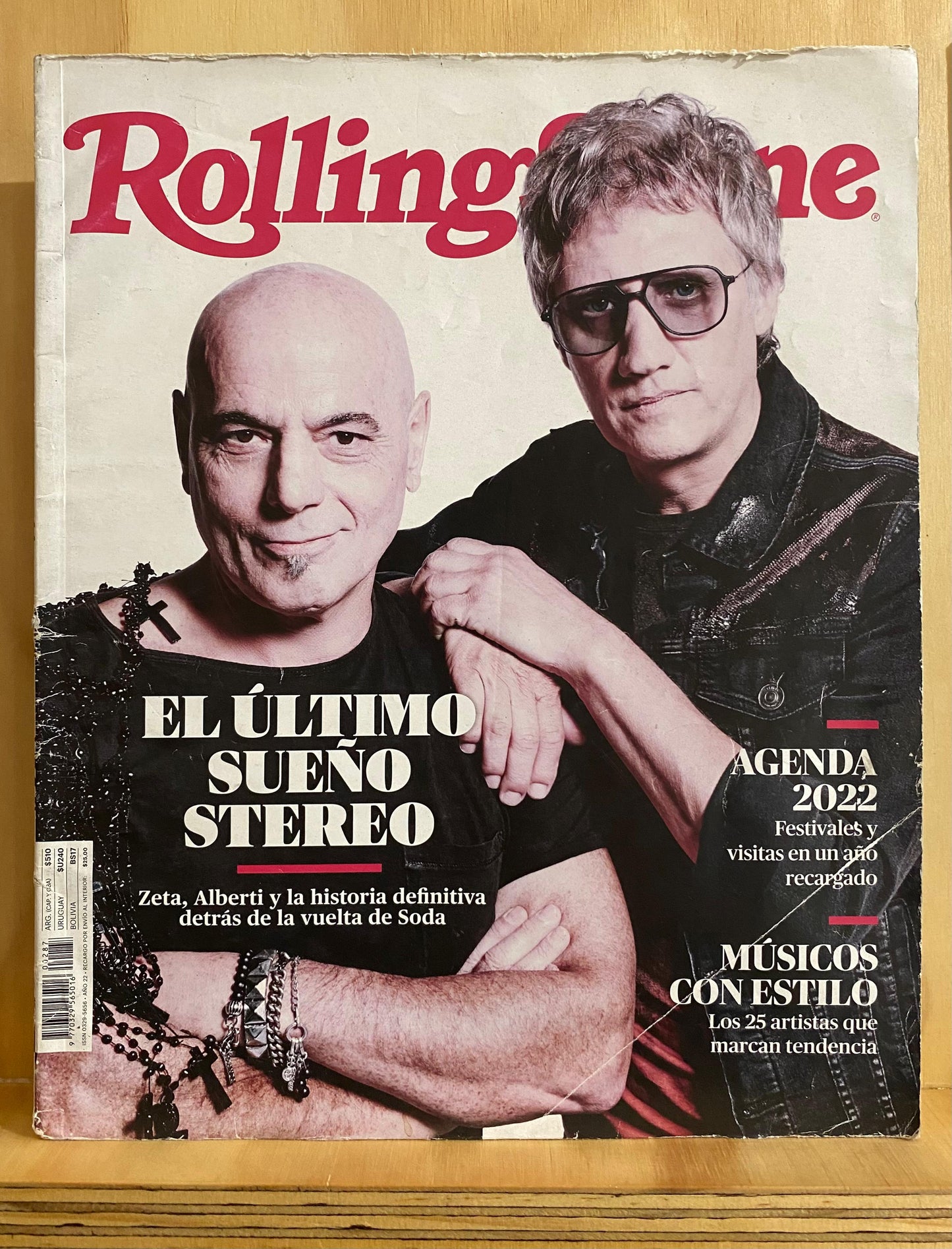 Rolling Stone Argentina, RS 287, febrero 2022, Soda Stereo. El último sueño stereo (Ronnie Spector, Flavio Etcheto, Los 25 artistas con más estilo hoy)