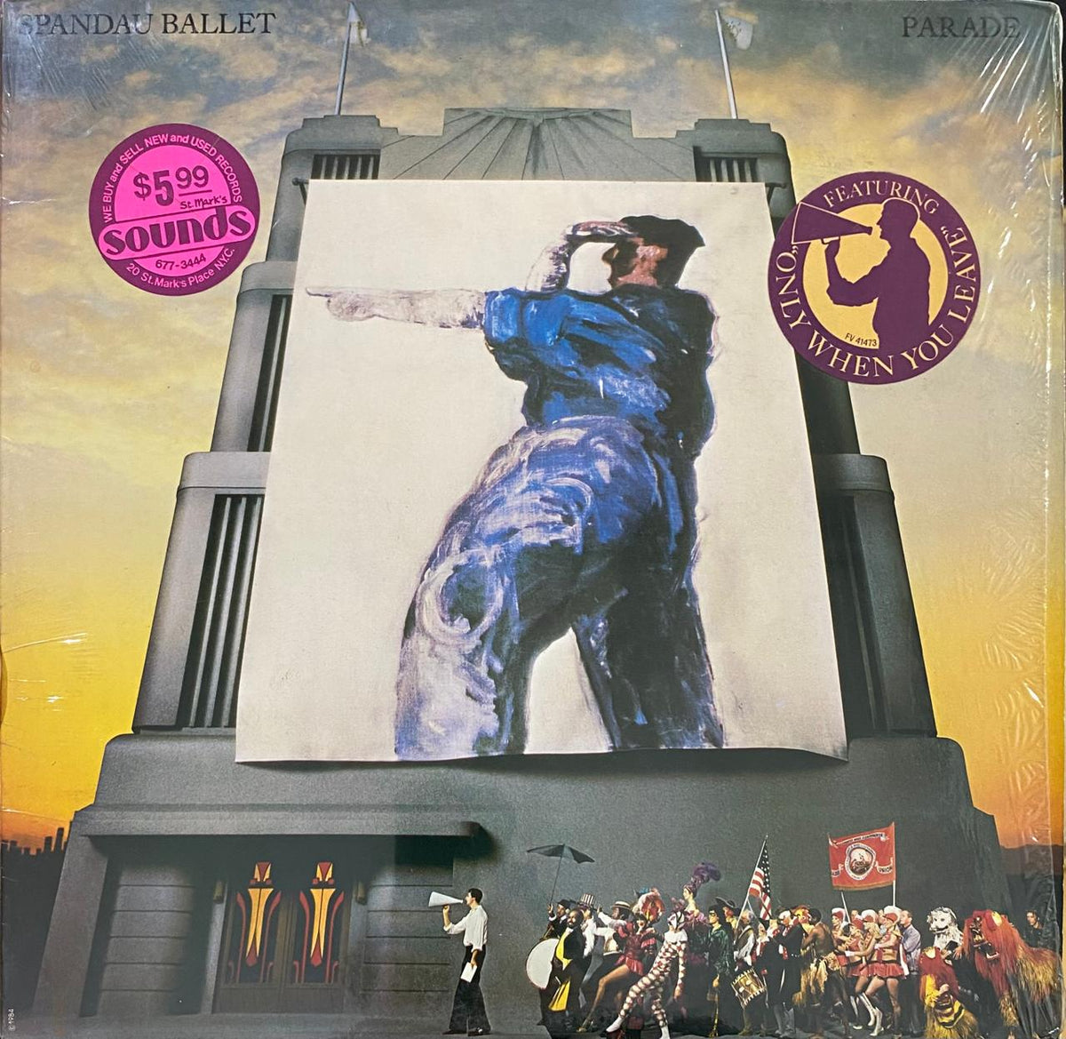Spandau Ballet – Parade (vinilo, usado, EE.UU., 1984)