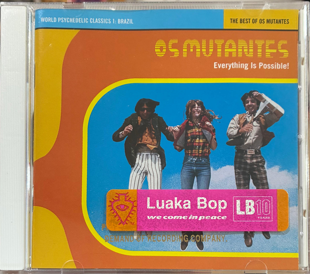 Os Mutantes – Everything Is Possible! - The Best Of Os Mutantes (CD, usado, EE.UU., 1999)