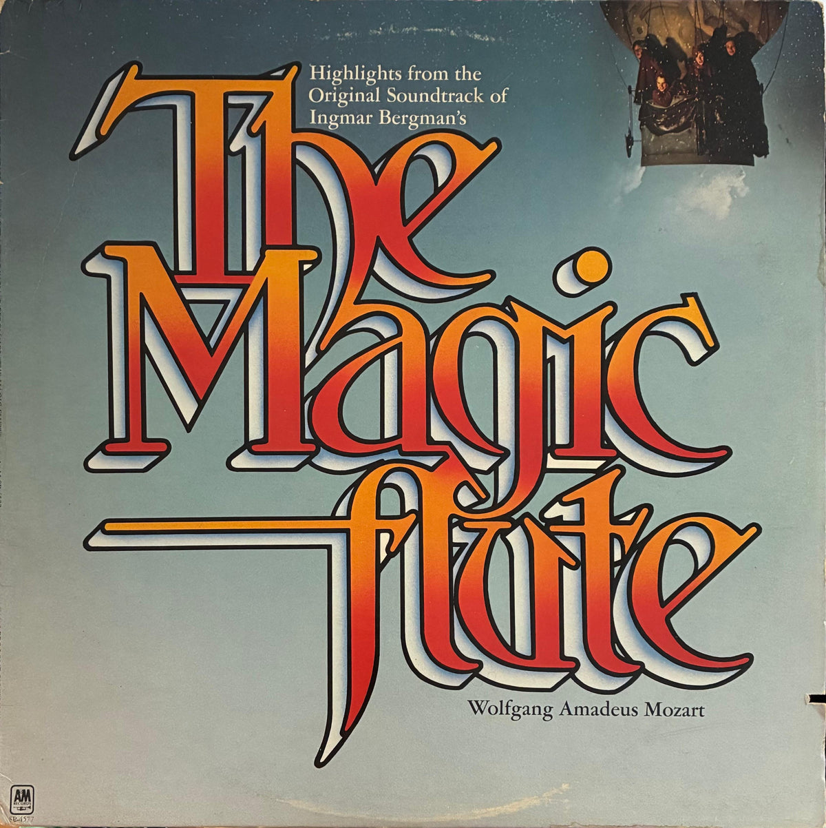 Ingmar Bergman, Sveriges Radios Symfoniorkester – Highlights From The Original Soundtrack Of Ingmar Bergman's "The Magic Flute" (Wolfgang Amadeus Mozart) (vinilo, usado, EE.UU., 1976)