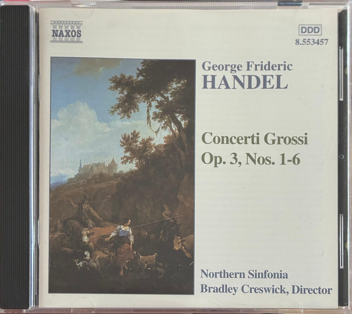 George Frideric Handel, Northern Sinfonia, Bradley Creswick – Concerti Grossi Op. 3, Nos. 1-6 (CD, usado, Canadá, 2001)