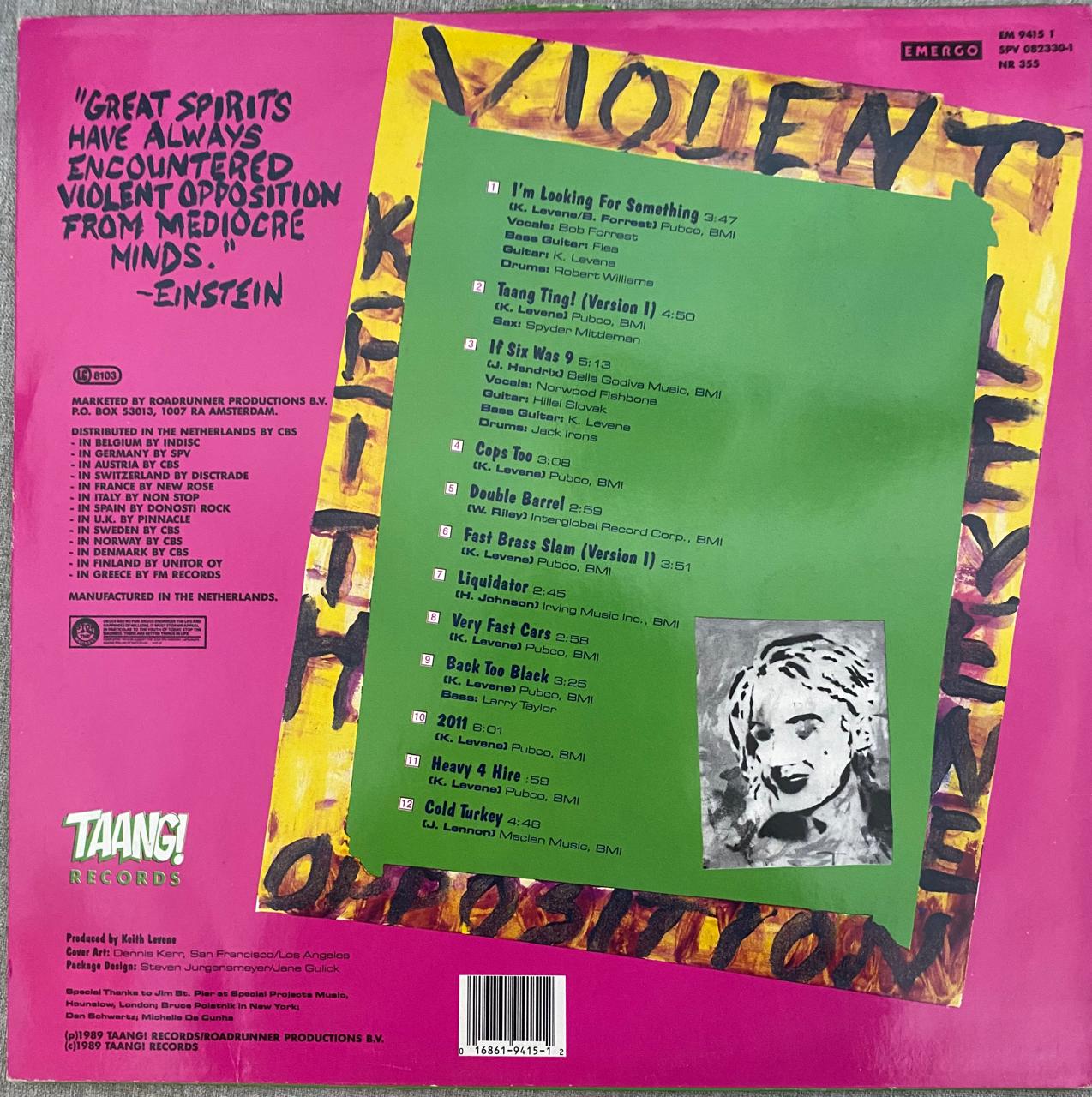 Keith Levene – Violent Opposition (LP, Europa, 1989)