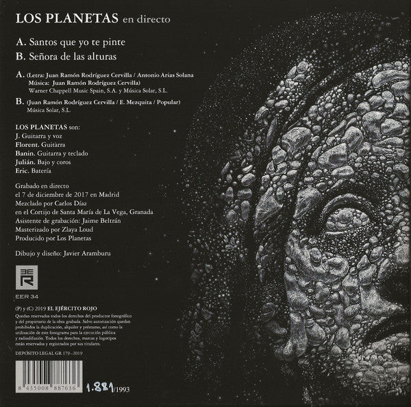 Los Planetas - Santos Que Yo Te Pinte (7″)