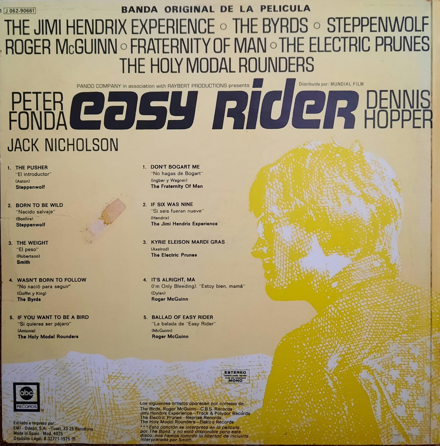 OST - Easy Rider (LP, España, 1975)