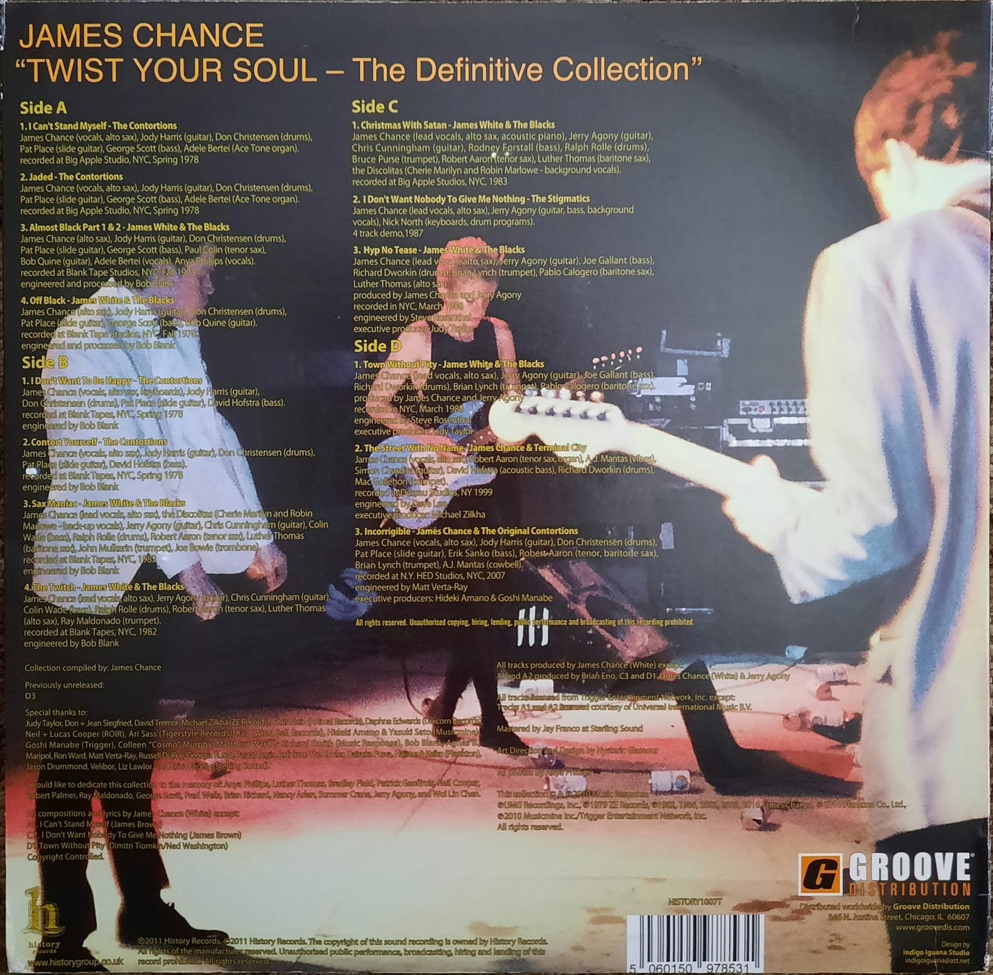 James Chance - Twist Your Soul - The Definitive Collection (LP, Francia, 2011)